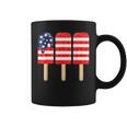 4Th Of July Popsicle American Flag Red White Blue Patriotic Coffee Mug