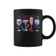 4Th Of July Wine Glasses Independence Day American Flag Coffee Mug