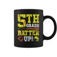 5Th Grade Batter Up Softball Back To School Fifth Grade Coffee Mug