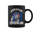 Abraham Drinkin Funny Abe Lincoln Merica Usa July 4Th Coffee Mug