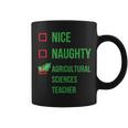 Agricultural Sciences Teacher Pajama Christmas Coffee Mug