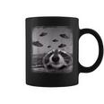 Alien Ufo Racoon Meme Funny UFO Funny Gifts Coffee Mug