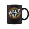 Ally Af Rainbow Flag For Lgbt Pride Month Support Coffee Mug