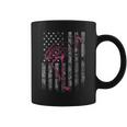 American Flag Pink Flamingo Patriotic 4Th Of July Usa Flag Patriotic Funny Gifts Coffee Mug