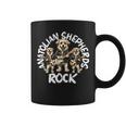 Anatolian Shepherds Rock Cool Dog Trio Playing Guitar Coffee Mug