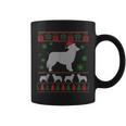 Aussie Shepherd Dog Ugly Christmas Sweater Dog Lovers Coffee Mug
