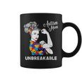 Autism Mom Unbreakable World Autism Awareness Day Best Gift Coffee Mug