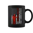 Autism Teacher Husband Dad Vintage Usa Flag American Fathers Gift For Womens Gift For Women Coffee Mug