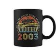 Awesome Since August 2003 Vintage 20Th Birthday Coffee Mug