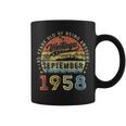 Awesome Since September 1958 Vintage 65Th Birthday Coffee Mug