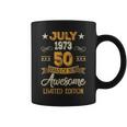 Awesome Since July 1973 50Th Birthday Gift 50 Years Old Coffee Mug