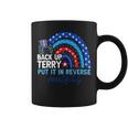 Back It Up Terry Put It In Reverse 4Th Of July Rainbow Usa Coffee Mug