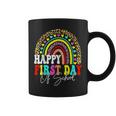Back To School Funny Happy First Day Of School For Teachers Coffee Mug