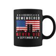 Basic Design American Flag Heroes Remember Day 911 Coffee Mug