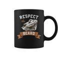 Bearded Dragon Respect The Beard Lizard And Reptile Coffee Mug