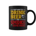 Beer Funny Bbq Chef Beer Smoked Meat Lover Gift Grilling Bbq Coffee Mug