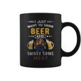 Beer Funny Bbq Chef Beer Smoked Meat Lover Summer Quote Grilling Coffee Mug