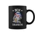 Ben Drankin 4Th Of July Benjamin Franklin Men Women Usa Flag Coffee Mug