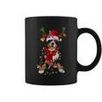 Bernese Mountain Christmas Lights Matching Family Dog Lover Coffee Mug