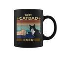Best Cat Dad Ever Vintage Retro Cat Gifts Men Fathers Day Coffee Mug