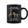 Better Or Worse In Jungle And In Ctcle Giraffe Coffee Mug