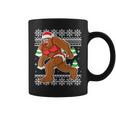 Bigfoot Bikini Ugly Christmas Sweater Coffee Mug