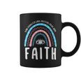 Boho Rainbow Faith Transgender Faith Funny Gifts Coffee Mug