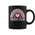 Boho Rainbow For Women Trust God Have Faith Christian Faith Funny Gifts Coffee Mug