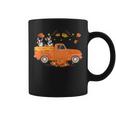 Boston Terrier Pumpkin Truck Fall Thanksgiving Halloween Fall Thanksgiving Coffee Mug