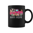Bunny Cow Truck Animal Farming Lover Farmer Happy Easter Day Coffee Mug