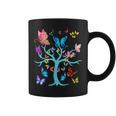 Butterfly Lovers Butterflies Circle Around The Tree Design Coffee Mug