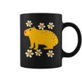 Capybara Flower Lovers Funny Animal Pet Cute Cartoon Comic Coffee Mug