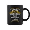 Chavez Blood Runs Through My Veins Coffee Mug