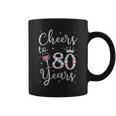 Cheers To 80 Years 1939 80Th Birthday For Coffee Mug