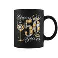 Cheers To 50 Years Old Happy 50Th Birthday Queen Drink Wine Coffee Mug