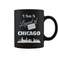 ChicagoI Am A Legend Of Chicago With Flag Skyline Coffee Mug