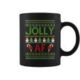 Christmas Jolly Af Ugly Sweater Xmas For Vacation Coffee Mug