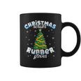 Christmas Scrubs Rubber Gloves Scrub Top Cute Tree Lights Coffee Mug