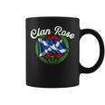 Clan Rose Tartan Scottish Last Name Scotland Flag Funny Last Name Designs Funny Gifts Coffee Mug