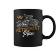 Classic Motorcycle Biker My Retirement Plan Grandpa Coffee Mug