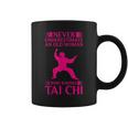 Cool Tai Chi Gift Women Funny Never Underestimate Old Woman Coffee Mug