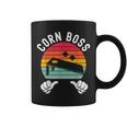 Corn Boss Bean Bag Player Funny Cornhole Coffee Mug