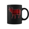 Cow Buffalo Plaid Costume Cow Lover Gift Xmas Coffee Mug