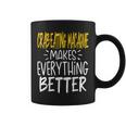 Crab-Eating Macaque Makes Everything Better Monkey Lover Coffee Mug