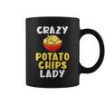 Crazy Potato Chips Lady Coffee Mug