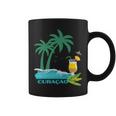 Curacao Palms Cocktail Caribbean Beach Island Souvenir Gift Curacao Funny Gifts Coffee Mug