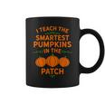 Cute Halloween Lover Pumpkin Teacher Educator Autumn Fall Pumpkin Teacher Coffee Mug
