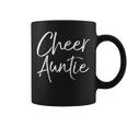 Cute Matching Family Cheerleader Aunt Cheer Auntie Coffee Mug