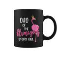 Dad Of B-Day Girl Flamazing Pink Flamingo Birthday Party Coffee Mug