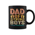 Dad Of Twin Boys Twin Dad Father Coffee Mug
